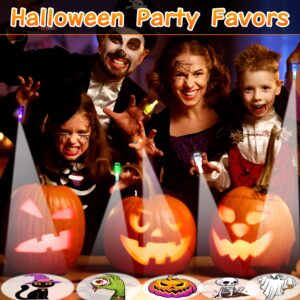 35 Pack Halloween Party Favors Finger Lights,Halloween Light Up Toys Bulk Glow Halloween Goodie Bag Fillers Supplies Non Candy Treats Basket Stuffers Classroom Prizes Gift for Kids Trick or Treat