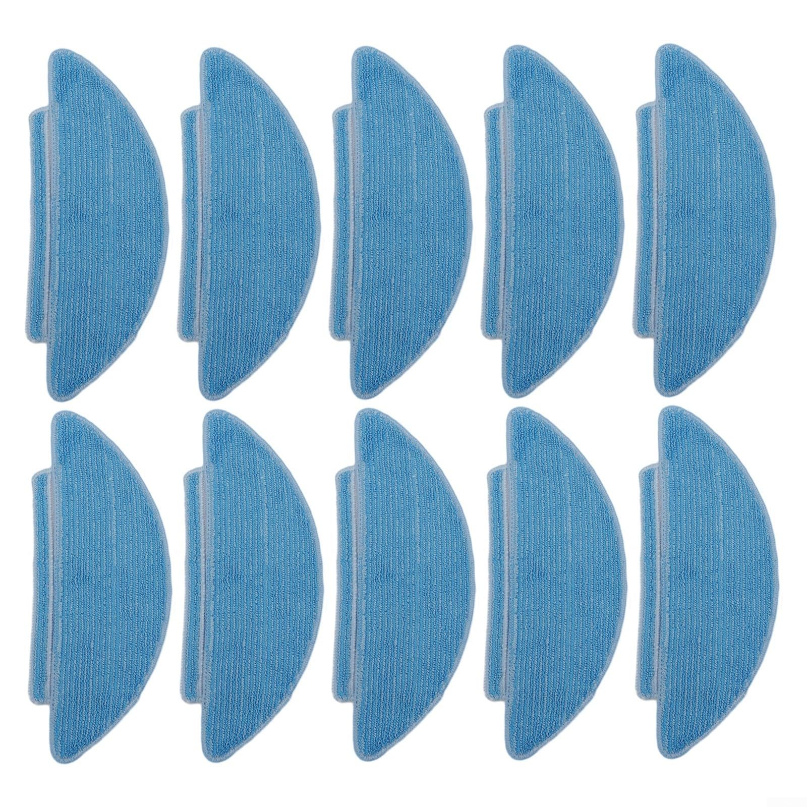 4/10pcs Replacement Vacuum Mop Cloth for PADS for Tikom L9000, for Lubluelu SL60D,for L-6 Nex,Washable Mop Pad Robot Sweeper Accessories(10 PACK)