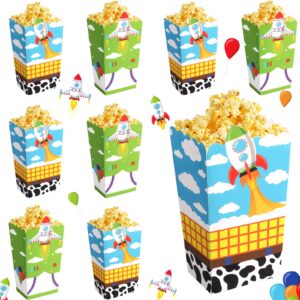 36 pcs toys inspired cartoon story popcorn boxes toy story birthday decorations popcorn candy boxes gift boxes for cartoon story theme boys girls birthday party supplies baby shower