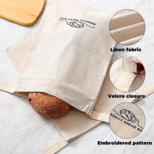 Bread Bags for Homemade Bread. Linen Beeswax Bread Bags. Sourdough Bread Bags. Beeswax Bread Bag（2 Pack). Reusable Bread Bags. Linen Bread Bags for Homemade Bread. XL-Bread Storage Bags. ZSHLXM