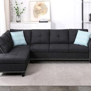 Devion Furniture Lorenzo Sofas, Dark Gray