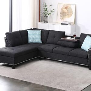 Devion Furniture Lorenzo Sofas, Dark Gray