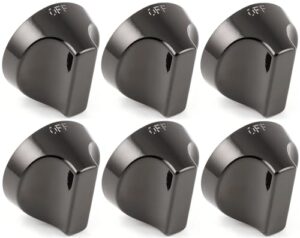 ocs parts a32001 on/off knobs for american range broilers, ranges, griddles and burners | 6-pack | compatible replacement for american range a32001