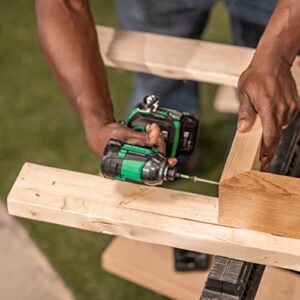 Metabo HPT Pneumatic Framing Nailer + 18V Impact Driver Pro Bundle Kit, 3-1/4-Inch Framing Nailer with BONUS 18V Triple Hammer Impact Driver Kit, KNR83A5(S)