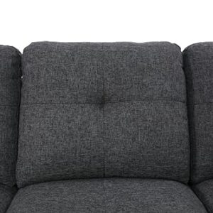 Devion Furniture Lorenzo Sofas, Dark Gray