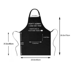 HKOMERE Christmas Gifts for Men and Women, Gifts for Mom, Gifts for Dad, Husband, Boyfriend, Brother, Wife, Girlfriend, Unique Birthday Gifts, Humor Apron for Friends Kitchen Chef Aprons Baking Gifts