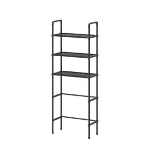 Generic Over The Toilet Storage, 58inch 3-Tier Bathroom Organizers and Storage, Bathroom Storage Shelf, Fit Most Toilets Space-Saving and Easy Assembly (Black), LZ 060503