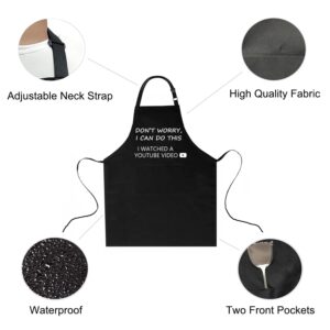 HKOMERE Christmas Gifts for Men and Women, Gifts for Mom, Gifts for Dad, Husband, Boyfriend, Brother, Wife, Girlfriend, Unique Birthday Gifts, Humor Apron for Friends Kitchen Chef Aprons Baking Gifts