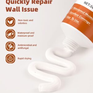 Spackle Wall Repair Kit,Drywall Repair Patch Kit,Simple Small Wall Hole Filler＆Efficient Crack Repair,2 Pack Wall Putty Paste,Plaster Ceiling Repair,Apartment Friendly.