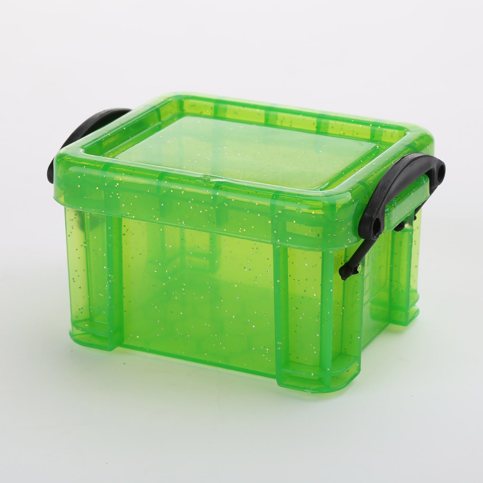 XUYUH Storage Box Small Plastic Box with Locking Lid Organizer Container for Jewelry Beads Small Crafts Items Accessories Home Office