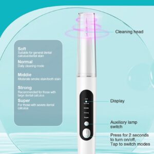 Joymiuz Plaque Remover for Teeth - 5 Modes Pet Ultrasonic Toothbrush Cleaner - Teeth Cleaning Kit for Tartar and Stains - Suitable for Dogs and Cats