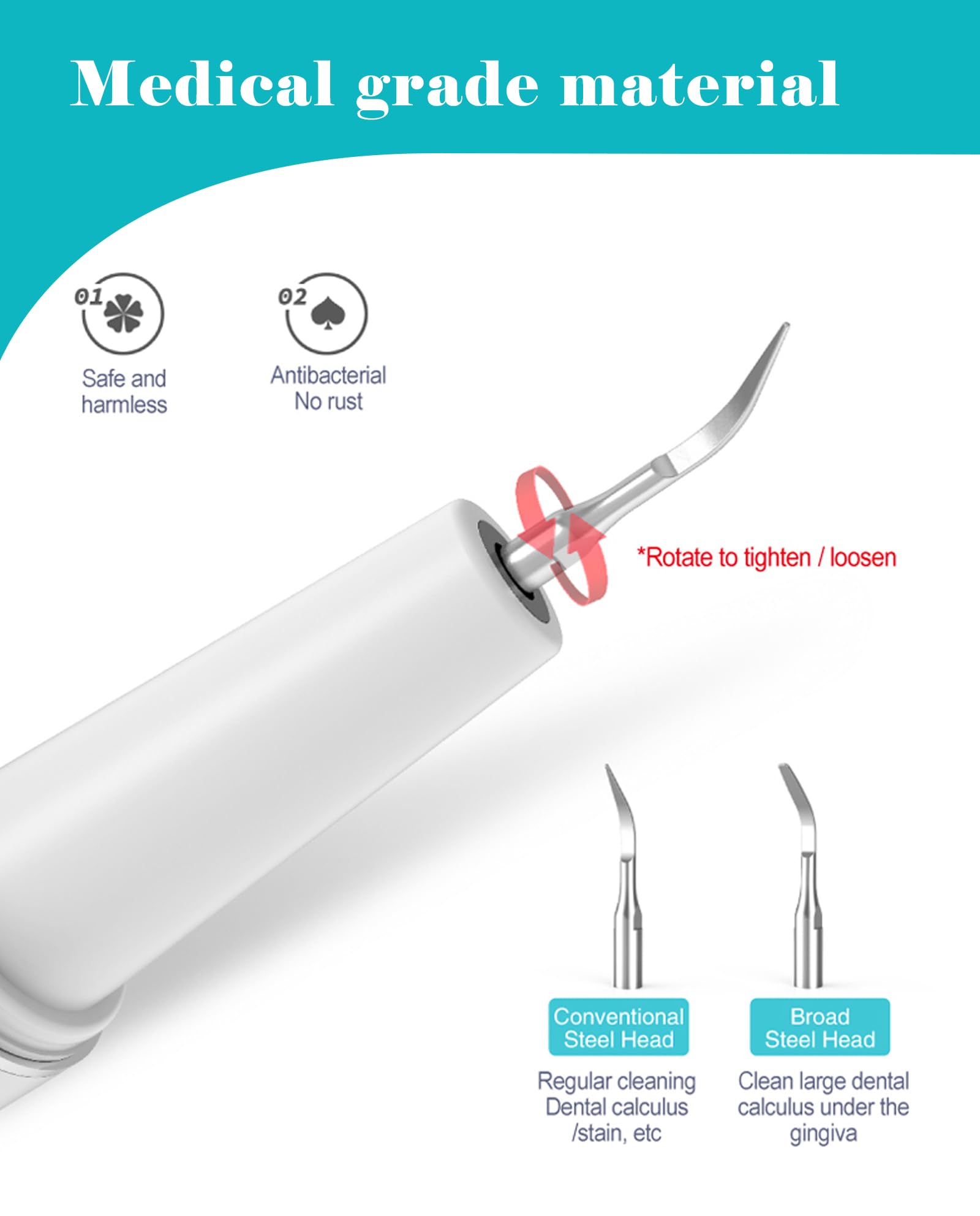 Joymiuz Plaque Remover for Teeth - 5 Modes Pet Ultrasonic Toothbrush Cleaner - Teeth Cleaning Kit for Tartar and Stains - Suitable for Dogs and Cats