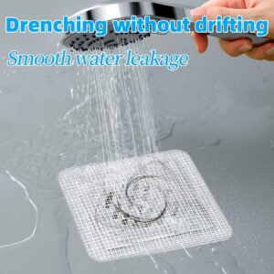 Disposable Hair Drain Stickers, Drain Mesh Strainer for Bathroom Laundry Bathtub Kitchen,for Human & Pet(50pcs)