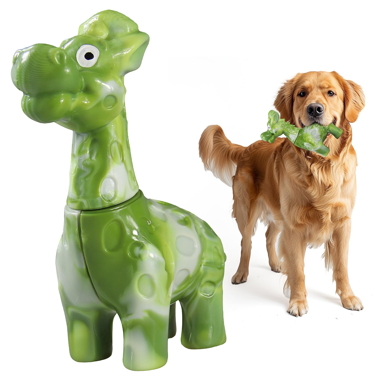 GASAPET Large Dog Chew Toys for Aggressive Chewers, Indestructible Dog Toys for Large Breed - Giraffe Shape Durable Dog Toys - Heavy Duty Dog Toys for Small/Medium/Large Dogs Breed