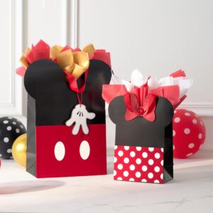 Papyrus 9" Medium Disney Gift Bag (Minnie Mouse Ears) for Birthdays, Weddings, Anniversaries and All Occasions (1 Bag)