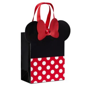 papyrus 9" medium disney gift bag (minnie mouse ears) for birthdays, weddings, anniversaries and all occasions (1 bag)