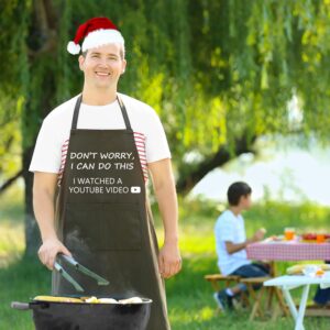 HKOMERE Christmas Gifts for Men and Women, Gifts for Mom, Gifts for Dad, Husband, Boyfriend, Brother, Wife, Girlfriend, Unique Birthday Gifts, Humor Apron for Friends Kitchen Chef Aprons Baking Gifts