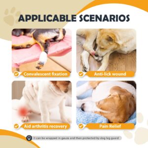 Adjustable Dog Leg Braces for Joint Support and Injury Recovery - Premium Material, Comfortable Fit, Durable Design - Ideal for Active Dogs, Large Breeds, and Elderly Pets (M-1 Pair)