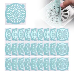 drain hole hair collector, shower drain hair catcher mesh stickers, hair drain stickers filter patches shower drain covers floor drain stickers for bathroom, laundry, bathtub, kitchen sink (100)