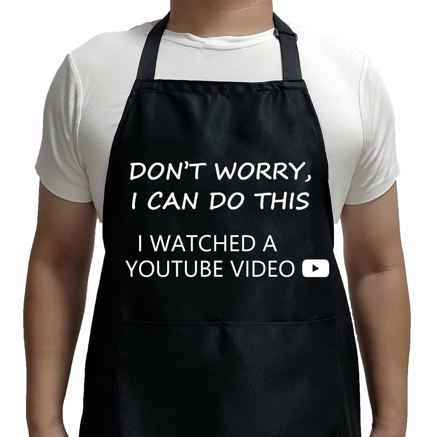 HKOMERE Christmas Gifts for Men and Women, Gifts for Mom, Gifts for Dad, Husband, Boyfriend, Brother, Wife, Girlfriend, Unique Birthday Gifts, Humor Apron for Friends Kitchen Chef Aprons Baking Gifts