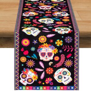 dia de los muertos/day of the dead decorations for alter table runner mexican ofrenda party decor