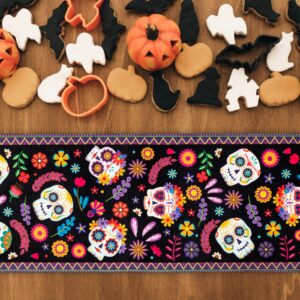 Dia De Los Muertos/Day of The Dead Decorations for Alter Table Runner Mexican Ofrenda Party Decor