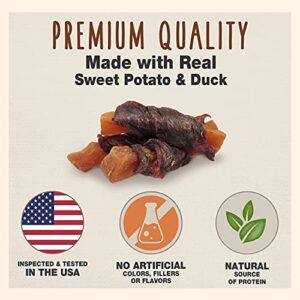 Cadet Breast Dog Treats& Wraps, 14 Oz - | Bundle Silicon Pet Bowl, Premium Dog Treats with Real Breast, Sweet Potato for Dogs, Nutrient-Rich Snacks for Dogs, Made in USA, No Artificial Addit