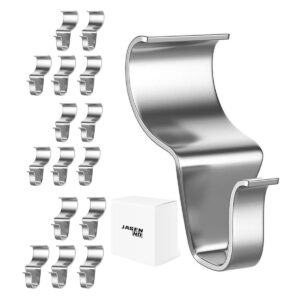 heavy duty stainless steel vinyl siding hooks hangers，vinyl siding hooks for hanging outdoor， no hole low profile siding clips for hanging wreath hook to hide wall joints outdoor decorations (15 pcs)