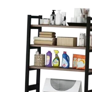 HEVIRGO Over The Toilet Storage,Toilet Storage Rack Freestanding,Toilet Household Supplies,Multi-Layer Space-Saving Bathroom,Stand Over Sundries Organizer,for Restroom,Laundry