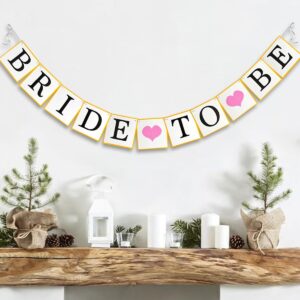 Bride Marriage Banner Decorations Paper Garland Wedding Proposal Supplies Engagement Sign Outdoor Party Photp Prop Rustic Decorations 6Ft