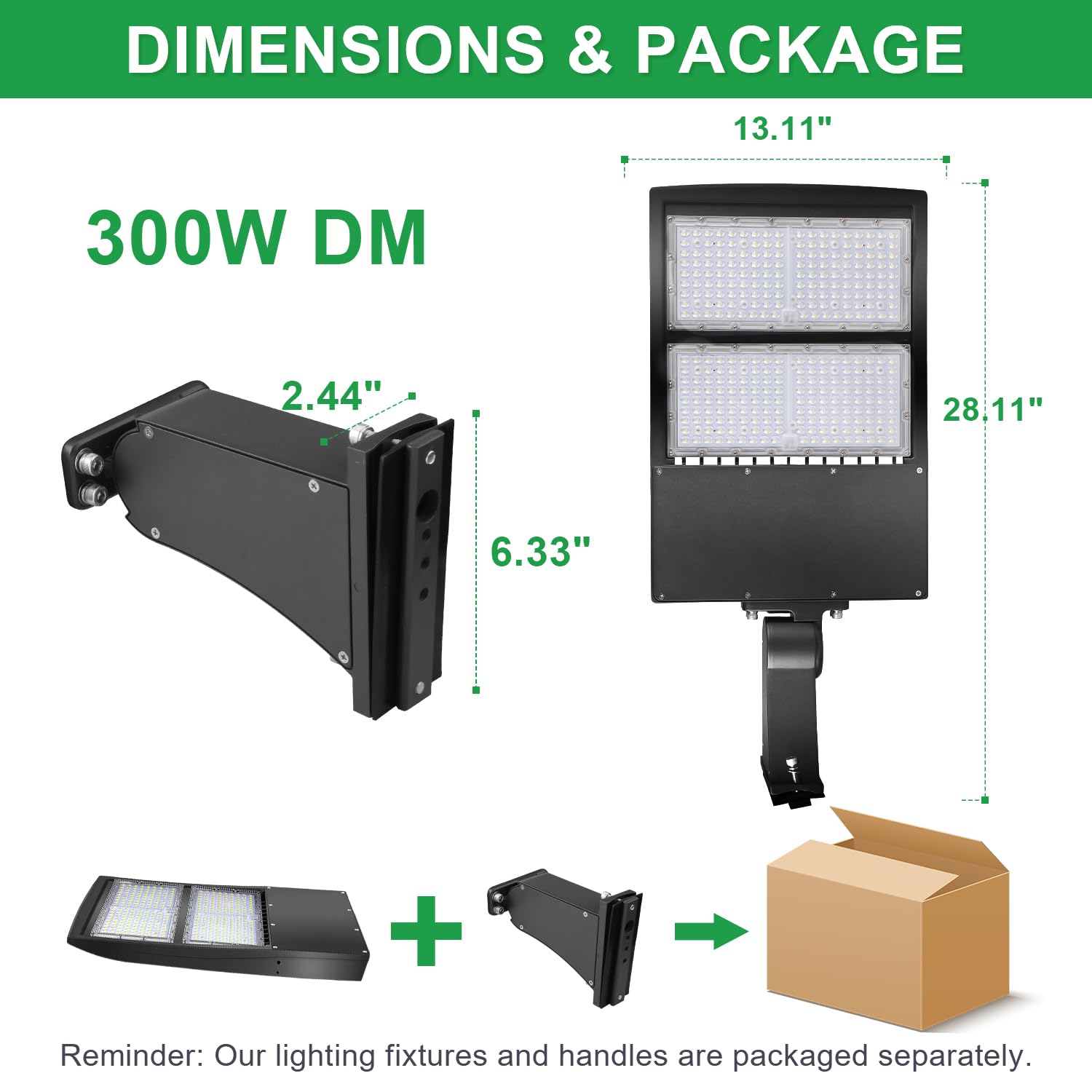 200W LED Parking Lot Light, 28000LM(140lm/w) LED Shoebox Pole Area Light(700W HID/HPS Equivalent) -Direct Arm Mount 5000K Dimmable Outdoor Commercial Street Lighting IP65 100-277V UL DLC Listed