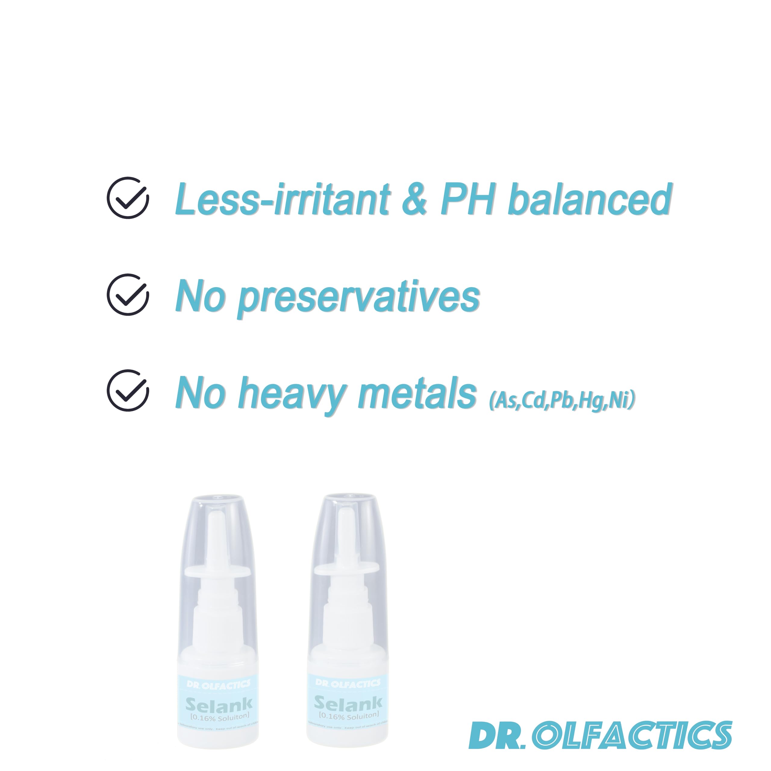 Selank diacetate 40mL Spray (20mL*2) 0.16% TP-7 High Purity >99.8% Less Irritant