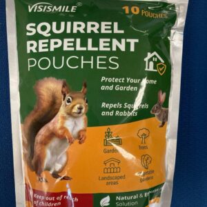 Squirrel Rabbit Repellent Outdoor Garden: Squirrel Deterrent for Plants - Chipmunk and Rabbit Repellent for Backyard - Keep Squirrels Away from Attic