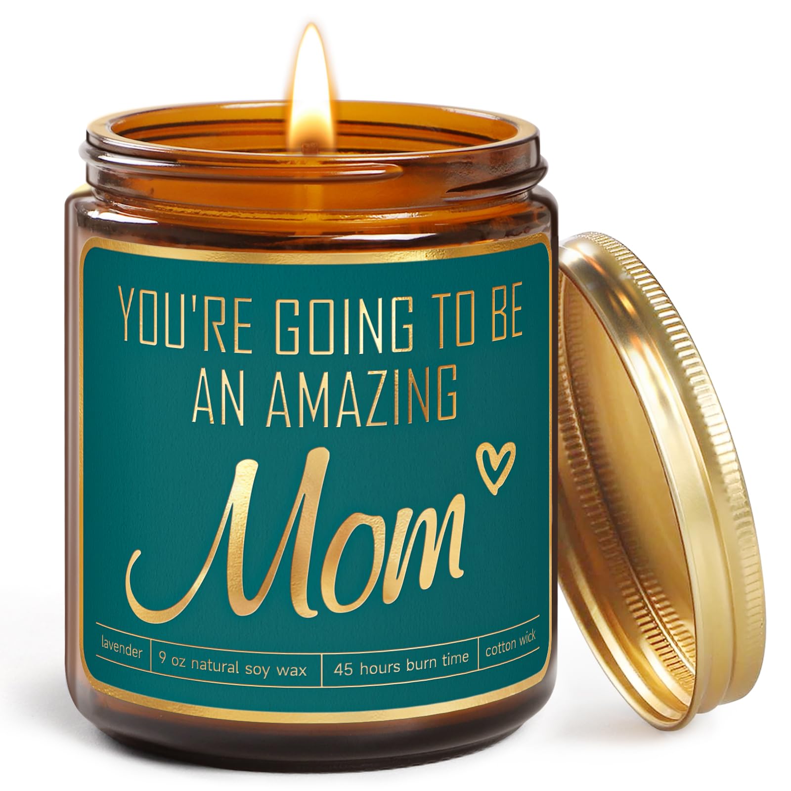 New Mom Gifts for Women,Inspirational Pregnancy Gifts for Expecting Mom,New Mom Lavender Candle,Pregnancy Gifts for Expecting Mom,Pregnancy Must Haves,1st Mothers Day Gift for New Mom