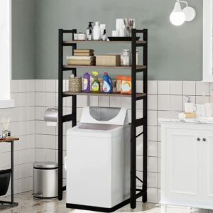 HEVIRGO Over The Toilet Storage,Toilet Storage Rack Freestanding,Toilet Household Supplies,Multi-Layer Space-Saving Bathroom,Stand Over Sundries Organizer,for Restroom,Laundry