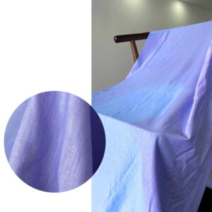 Heat Reactive Fabric Temperature-Sensitive Color-Changing Fabric Thermochromic Cloth，Novel Fabric for DIY Home and Commercial Application As Garment Craft Curtain Tablecloth (Purple to Blue)