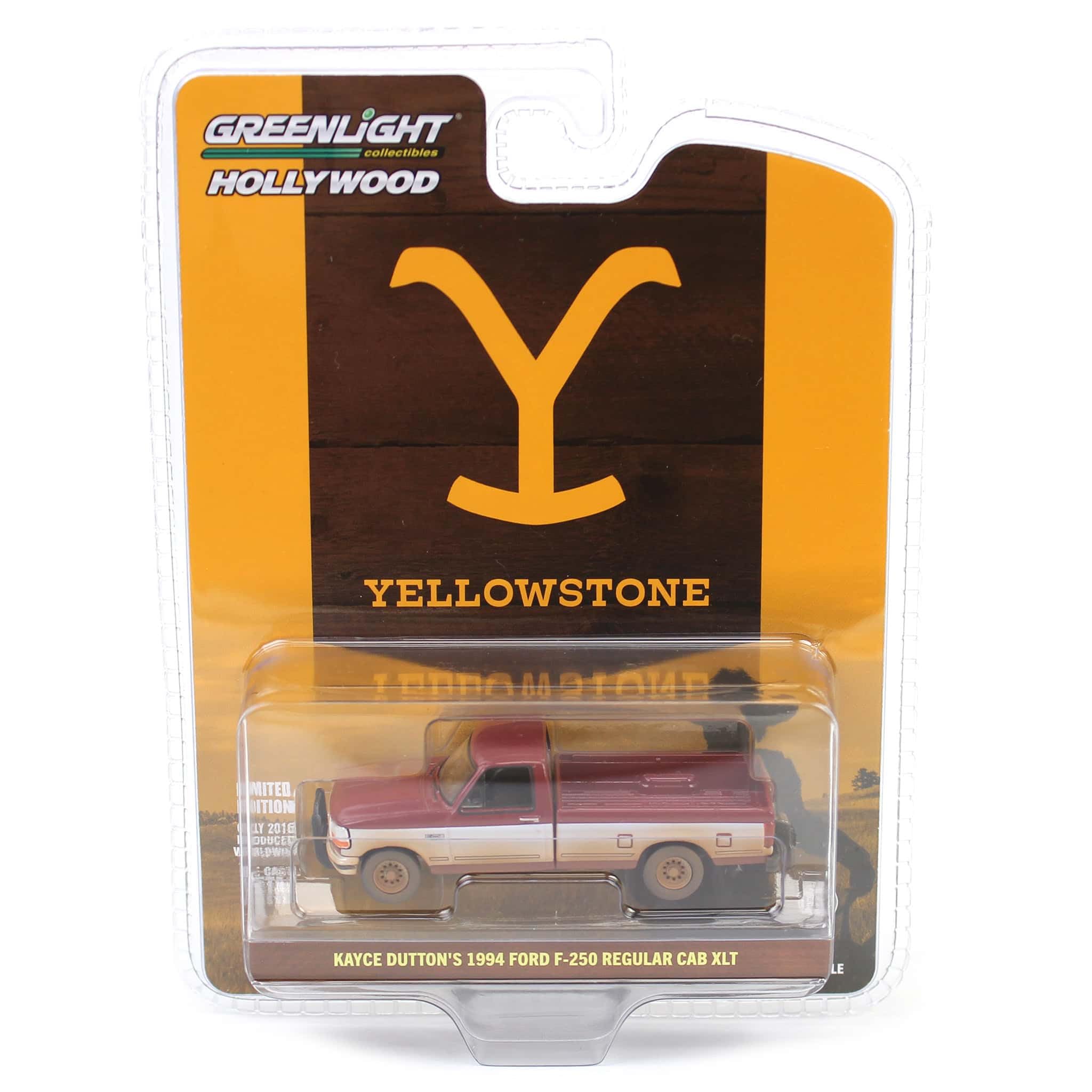 Collectibles Greenlight 51577 The Yellowstone Kayce Dutton's 1994 F-250 Regular Cab XLT – Toylandbay Exclusive 1:64 Scale Diecast