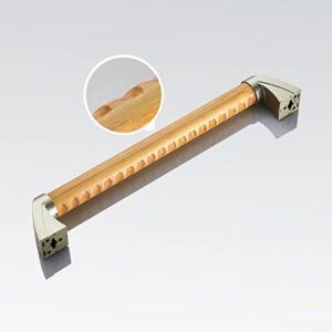 Bathroom Grab Solid Wooden Bathroom Handle Safety Handle Indoor Handle for Kitchen Bedroom Bathtub