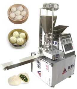 koalalko automatic commercial baozi soup dumpling machine with 4 molds,steamed stuffed bun machine,meat pie making machine-3 speed can be adjustable,food grade stainless steel