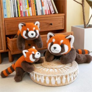 INSTITIZER Red Panda Weighted Stuffed Animals,11.8 Inch Red Panda Plush Toy Doll,Stuffed Red Panda Plush Pillow Cute Weighted Red Panda Plushies Toys for Kids Boys Girls Birthday Gift