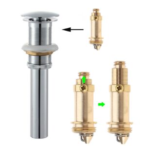 Sink Drain Stopper Plug Replacement Push Spring Plug Bounce Valves for Bathroom Sink Bathtub Basins