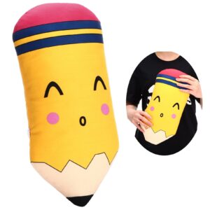 wonderjune cute pencil pillow back to school cushion classroom pillow pencil pillow for classroom school reading room birthday party decoration