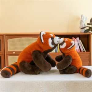 INSTITIZER Red Panda Weighted Stuffed Animals,11.8 Inch Red Panda Plush Toy Doll,Stuffed Red Panda Plush Pillow Cute Weighted Red Panda Plushies Toys for Kids Boys Girls Birthday Gift