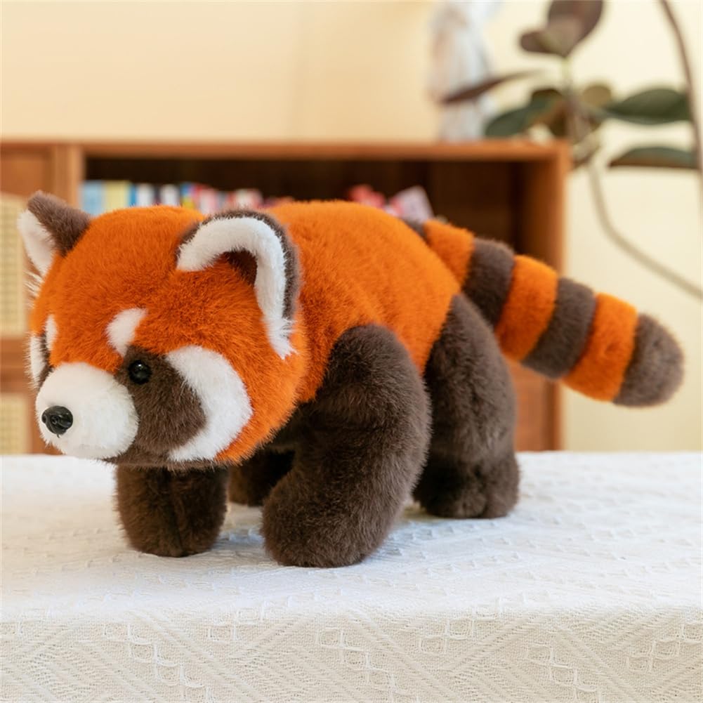 INSTITIZER Red Panda Weighted Stuffed Animals,11.8 Inch Red Panda Plush Toy Doll,Stuffed Red Panda Plush Pillow Cute Weighted Red Panda Plushies Toys for Kids Boys Girls Birthday Gift