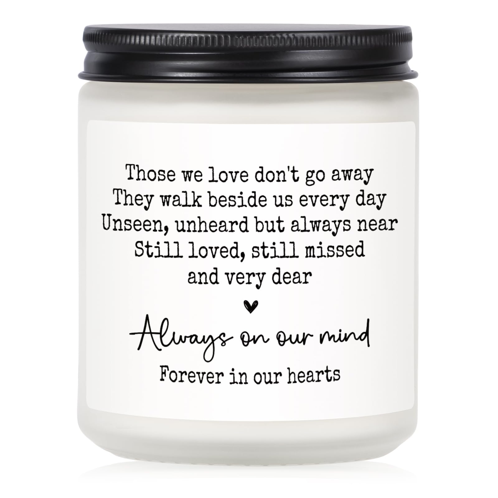 Shqiueos Sympathy Gifts for Loss of Loved One, Memorial Gifts Lavender Scented Candle 7Oz, Bereavement Gifts, Thinking of You, Grief Gifts, Funeral Comfort Condolence Remembrance Christmas Gifts