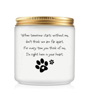 dog memorial gifts for loss of dog, dog bereavement gifts, loss of dog sympathy gift, pet memorial gifts for dogs cats, dog passing away gifts, pet loss gifts, sympathy candle gift for friends familes