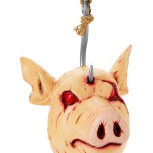 Spirit Halloween Hanging Severed Pig Head | Décor | Hanging Decorations | Halloween Décor