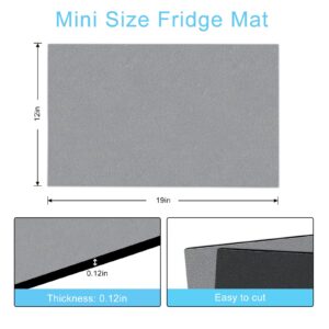 Mat for Ice Makers Countertop, Mat for Under Ice Maker Absorbent Drying Mat for Kitchen Appliance, Nugget Ice Maker Machine Mat, Small Portable Ice Maker Mat, 19''x12'', Grey