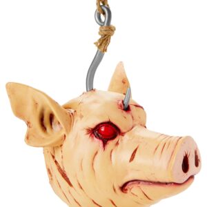 Spirit Halloween Hanging Severed Pig Head | Décor | Hanging Decorations | Halloween Décor