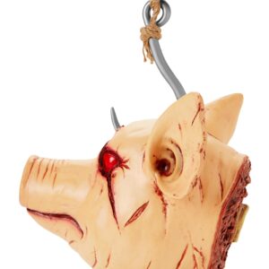 Spirit Halloween Hanging Severed Pig Head | Décor | Hanging Decorations | Halloween Décor